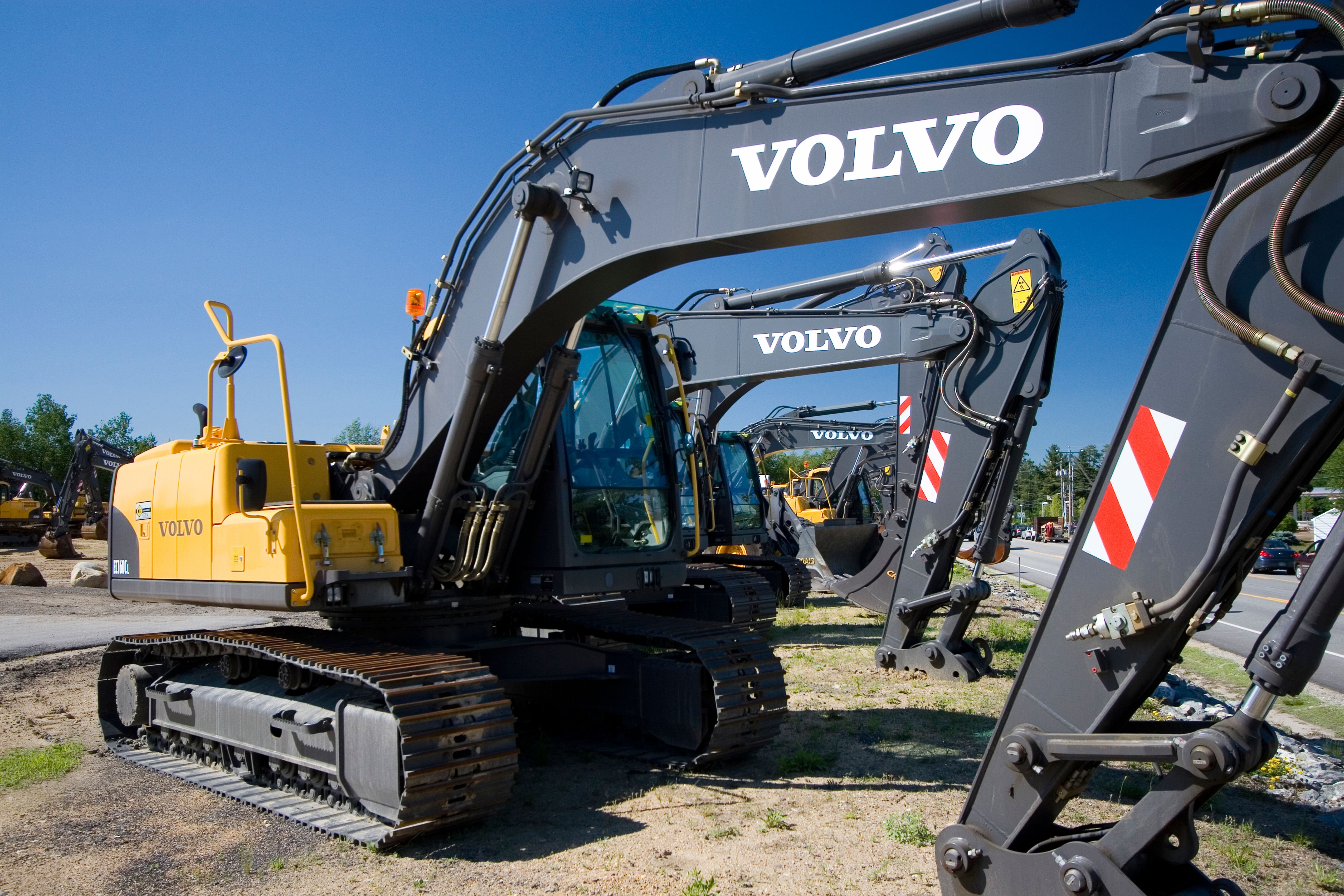 New Volvo excavator